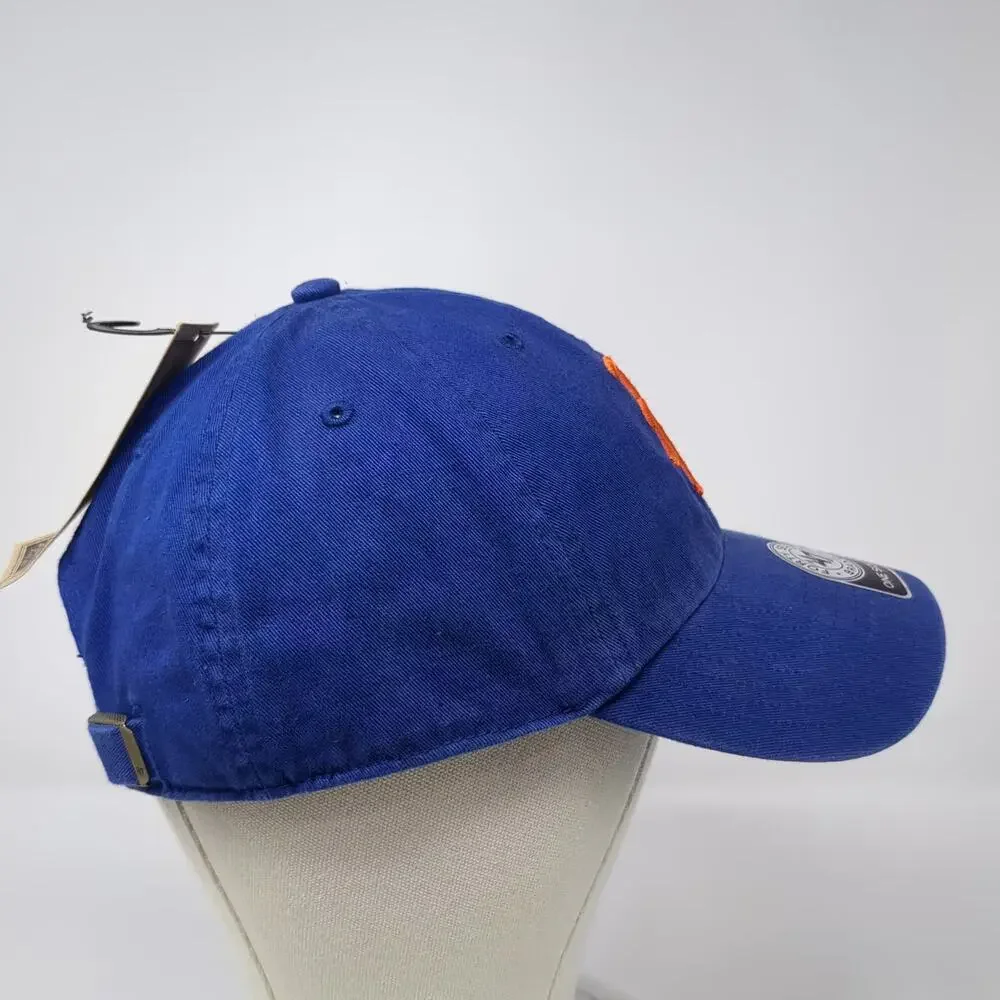 New York Mets MLB '47 Brand Baseball Cap Blue Orange Adjustable One Size OS